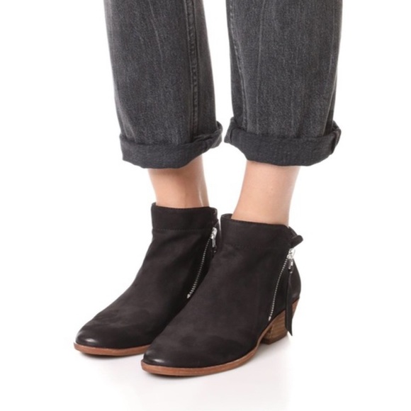 Sam Edelman Packer Double Zip Suede Booties - Picture 4 of 12